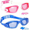 EWPJDK Swim Goggles - 2 Pack Swimming Goggles Anti Fog No Leaking For Adult Women Men