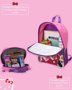 Fast Forward Hello Kitty Girls Backpack and Lunch Box Set - 2 Piece 15 Inch School Backpack With Detachable Lunch Bag Set, Size One Size, Hello Kitty Heart Lunch