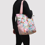 Original Floral Water Resistant Large Tote Bag Shoulder Bag for Gym Beach Travel Daily Bags Upgraded
