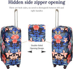Suitcase Cover, Carry on Luggage Cover Protector - Travel Elastic Spandex Luggage Covers Fits 26 to 28 Inch Flower