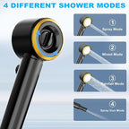 Upgraded Camping Light Portable Shower, 5 Pressure Levels Rechargeable Camping Shower Pump with 20L Foldable Bucket & Intelligent LED Display, 6000mAh Outdoor Shower for Camping Hiking, Travel, Car