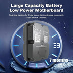 GPS Tracker for Vehichles, up to 7 Months Long Battery Life, Real Time Tracking, Unlimited Distance, Strong Magnetic,IP67 Waterproof 4G Tracker Device for Vehicles Cars Motorcycle, Subscription Needed