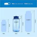 Nalgene 32 oz Wide Mouth Water Bottle | BPA-Free, Durable & Leak Proof, Lightweight Bottle for Hiking & Gym, Work & Travel