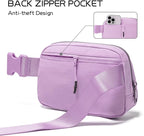Gitus Belt Bag for Women Fanny Pack Crossbody Bags Fashion Waist Packs with Adjustable Strap Gifts for Women Men (Lavender)