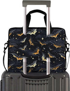 MNSRUU Laptop Bag for 15.6 inch Black Gothic Bats