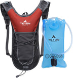 Teton Oasis/Trailrunner Hydration Backpack – Lightweight Water Pack with 2L/3L Bladder for Hiking, Running, Cycling, Biking 18L/22L Sizes – Sewn-in Rain Cover – Fits Men and Women