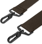 Taygeer Replacement Bag Strap, Universal Adjustable Shoulder Strap Belt with Hook Breathable Non-Slip Pad, Fit Luggage Canvas Tool Satchel Makeup Handbag Duffle Bag Briefcase, Brown