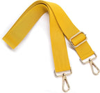 S&loyoe Thickened Solid Color Purse Straps Replacement Crossbody Bag Strap Adjustable Wide Guitar Straps for Handbags 1.5inch