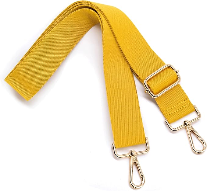S&loyoe Thickened Solid Color Purse Straps Replacement Crossbody Bag Strap Adjustable Wide Guitar Straps for Handbags 1.5inch