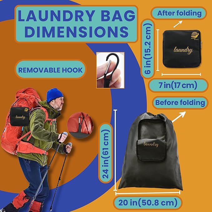 Travel Laundry Detergent Sheets 30 Pack – Hand Wash or Machine Wash Travel Detergent with Universal Sink Stopper and Foldable Laundry Bag Best for Cruise, Hotel, Camping & On-the-Go Washing