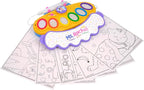 Crayola Color Wonder Magic Light Brush Featuring Ms. Rachel, MessFree Coloring Set with Songs, Paint Set for Toddlers, Art Gift for Kids, Ages 3 & Up