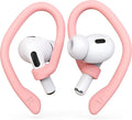 Ear Hooks 2 Pairs for AirPods Pro 2 & 1, AirPods 4 & 3, Anti-Slip Comfortable Fit, Ergonomic Design, Accessories (Small, Pink)
