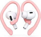 Ear Hooks 2 Pairs for AirPods Pro 2 & 1, AirPods 4 & 3, Anti-Slip Comfortable Fit, Ergonomic Design, Accessories (Small, Pink)