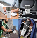 Asixxsix Pour Over Mug for, Portable Stainless Steel Manual Drip Coffee Maker Leakage Proof for Camping Hiking Office Home, Dishwasher