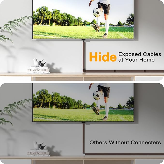 Delamu 157in Cord Hider Wall, TV Cable Hider Cord Covers for Wires on Wall, Large Cable Cover Raceway to Hide 2-4 Cords, Wire Hiders Wire Covers for Cords for TV on Walls, W1.18 H0.6in, Cherrywood