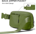 Belt Bag for Women Fanny Pack Crossbody Bags for Women Fashion Waist Packs with Adjustable Strap Gifts for Women Men (Olive)