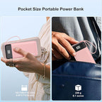 Portable Charger Built-in Cables,10000mAh Power Bank for iPhone,Fast Charge USB C Battery Pack Travel Essentials Slim Lightweight Powerbank Compatible with iPhone 17/16/15/14, Samsung, Android, etc