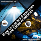 10000mAh 4000LM Flashlight Portable LED Camping Lantern Rechargeable Light 30W with Digital Display and Magnet , IPX5 Waterproof Tent Lights Power Failure Emergency Light for Parents Christmas Gift
