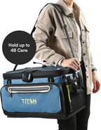 Titan by Arctic Zone Deep Freeze Cooler - Zipperless Hardbody Cooler - Deep Freeze Insulation, HardBody Liner, and SmartShelf