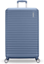 American Tourister Stratum 3.0 Large 28-Inch Spinner, Airline Approved, Durable Hardside Luggage, Expands 1.5", RightHeight™ Adjustable Handle, Elemental Blue