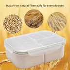 MISS BIG® Bento Box,Bento Box Adult,Lunch Box,Leak Proof Lunch Containers,No BPAs and No Chemical Dyes Bento Lunch Box,Dishwasher and Microwave Safe Lunch Containers for Adults(1900ml White)