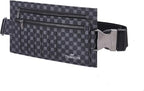 Luxury Travel Wallet – Hidden Money Belt, RFID-Blocking, Anti-Theft Passport Holder for Men & Women (Black Crest)