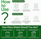 Travel Laundry Detergent Sheets Fisroa 300 Loads Eco-friendly Washing Detergent Sheets Plastic-Free Washer Strips, Fresh Linen Scent Liquidless Laundry Strips for Camping Dorm