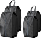 4 Pack Waterproof Shoe Bags, Extra Large Travel Shoe Bag Portable Packing, Zipper & Handle Bag for Gym/Storage/Luggage/Closet Men & Women