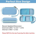 Case for Anker Magnetic Battery 10,000mAh Foldable Wireless Portable Charger, 633/622/621/321 5,000mAh Power Bank (MagGo) Holder, Storage for Baseus Power Delivery -Case Only (Blue, Medium)