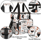 Coffee Maker Travel Bag Compatible with K-Mini or K-Mini Plus, Single Serve Coffee Brewer Carrying Case with Multiple Pockets for K-Cup Pods, Storage Bag With Shoulder Strap