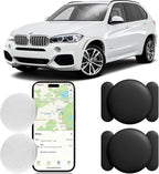 Mini GPS Tracker for Vehicles No Monthly Fee Magnetic GPS Tracker Full USA Coverage Hidden Car Locator Works with Apple Find My(iOS Only) with Magnetic Waterproof Case.