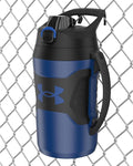 Under Armour Insulated Water Bottle with Handle & Fence Hook, Half Gallon Sports Water Jug, Leak-Resistant & BPA-Free for Baseball, Football & Gym - Royal/Black, 64oz