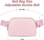 JSJ Mini Fanny Pack for Women & Men,Valentines Day Gifts for Girls Teens Kids Daughter Sister Her,Trendy Stuff Crossbody Bags Cute Everywhere Belt Bags.(Pink)