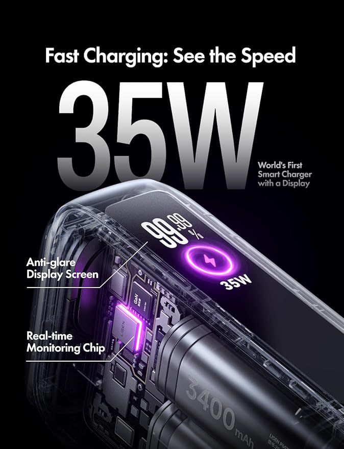 LISEN [Practical＆Lazy Design 3 in 1 Travel Essentials Power Bank，7000mAh 35W Fast Charging with Wall Plug and Build-in Cable for iPhone 17 16 15 Pro Max Plus,Samsung Galaxy,iPad,Android，Mint Green