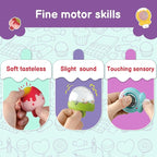 LiKee Strong Suction Cup Fidget Rotating Sensory Bath Toys for Baby Christmas Stocking Stuffers, Airplane Car Travel Table & Window Toys for Toddler Boys and Girls, 10+ Months