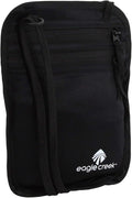 eagle creek TRAVEL GEAR Women's Undercover Silk Neck Wallet, Black, One Size