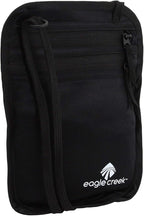 eagle creek TRAVEL GEAR Women's Undercover Silk Neck Wallet, Black, One Size