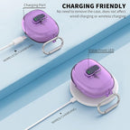 [Secure Lock] for Bose Ultra Open Earbuds Case(2024), TUDIOW Clear TPU Shockproof Protective Cover for Bose Open Ear Wireless Earbuds Accessories with Cleaning Kit & Keychain (touzi)