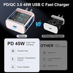 45W USB C Super Fast Charger Type C Charger Fast Charging Android Phone Charger Block with 10FT Type C Charging Cable for Samsung Galaxy S26 Ultra/S26/S26+/S25/S25 Ultra/S25+/S24 Ultra/S23 Ultra/S22