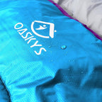 oaskys Camping Sleeping Bag - 3 Season Warm & Cool Weather - Summer Spring Fall Lightweight Waterproof for Adults Kids - Camping Gear Equipment, Traveling, and Outdoors