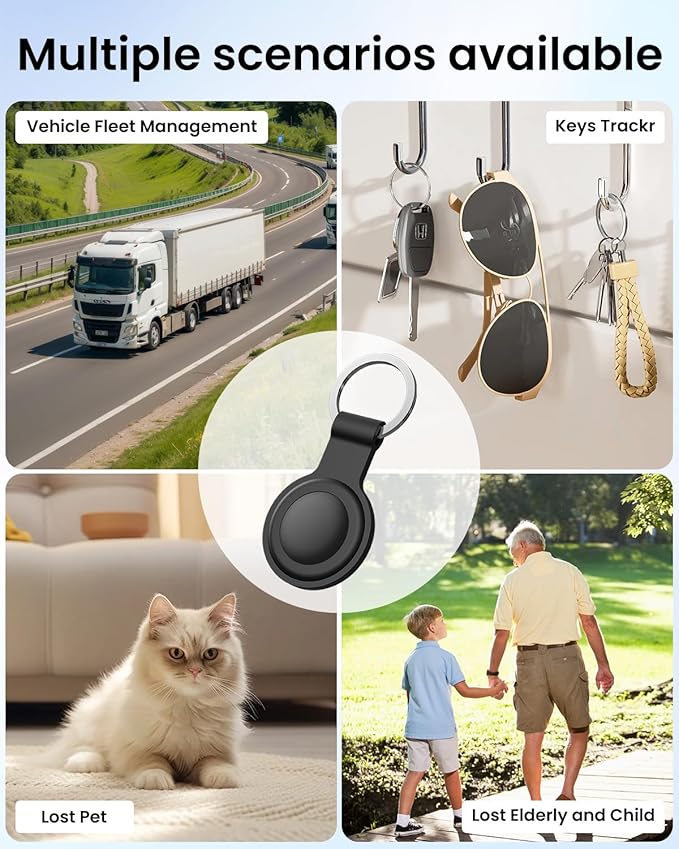 GPS Tracker Device for Car and Vehicles: Mini Hidden Magnetic no Subscription Trackers for Tracking Kids Elderly Vehicle pet - Real Time Location Track Devices no Monthly Fee for Android and iPhone