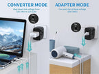 International Travel Adapter Voltage Converter to Step Down 230V to 120V for Hair straighteners, laptops, Cell Phones, Power converters from USA to UK, Europe, Australia Over 200
