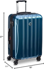 DELSEY PARIS Helium Aero Hardside Expandable Luggage with Spinner Wheels, Teal, 2-Piece Set (21/24)