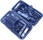 Nail Clippers Set for Men Women Parent Earpick EarpickerProfessional Manicure Set BWLSMART 21 Pieces Pedicure Kit, Nail Care and Grooming Kit with Travel Case Fingernail and Toenail Clipper Cutters