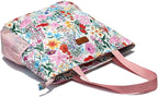 Original Floral Water Resistant Large Tote Bag Shoulder Bag for Gym Beach Travel Daily Bags Upgraded