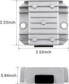 DROK Adjustable Voltage Regulator, IP68 Waterproof DC to DC Buck Converter 8-35V to 3-24V 5A, Aluminum Protective Case Step Down Converter 5V 12V Power Supply