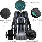 hk Backpack for Men Business Slim Backpack with USB Charger Computer Lightweight Anti-theft Travel Backpacks 15.6 inch Water Resistant Laptop Bag for Work Office College-Black