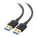 Cable Matters 5Gbps Long USB 3.0 Cable - 15ft, Male to Male USBA to USBA Cable, USB Cord, Black