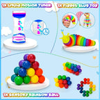 30Pack Fidget Toys Bulk for Adult Kids Age 5-7, 8-12, Sensory Autism Travel Must Have ADHD Autistic Figette Classroom Treasure Prize Box School Must Have Stress Anxiety Easter Basket Stuffers Gifts