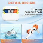 [5 Pairs] for AirPods Pro 3 Ear Tips Cover [Fit in Case], Soft Silicone AirPod Pro 3 Ear Cover Anti Slip Air Pod pro 3 Accessories Compatible with AirPods Pro 3rd Generation Earbuds 2025 (5 Color)